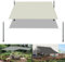 Protection UV Pergola en Toile 2.5 x 4 m UV Protection avec Oeillets Tissu Polyester Multi Couleur et Taille Bâche dombrages La Couverture VéGéTale Serre Pergola, Ivoire