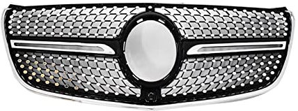 Auto Kühlergrill Für Benz Für Vito V W447 V250 V300 V260 2015 2016 2017 2018 2019 2020 2021 2022 Diamant Stil Kühlergrill Racing Stoßstange Grill Auto Frontgrill(Type 1)