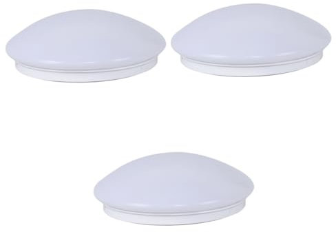 HOMSFOU 3 Stück Runde Pilzlampe Unterputz Deckenleuchten LED Deckenleuchten Moderne LED Deckenleuchte Deckenleuchten Für Schlafzimmer Badezimmer Deckenleuchten Küchenleuchten
