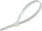 Yaluzibi 120 lbs Reusable Cable Ties 100 Pack, 200 mm x 7.6 mm Releasable Zip Ties White, 8 inch Nylon Plastic Tie Wraps, Heavy Duty Self Locking Ties UV Resistant for Tidy Wires Indoor and Outdoor