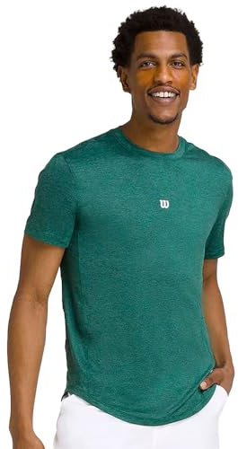 Wilson Herren T-Shirt M Everyday Performance Tee Field Green Grün L