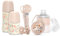 Suavinex, Coffret Cadeau Nouveau-né. Kit Biberons Anti-Coliques 150 ml et 270 ml + Sucette 0/6 Mois avec Tetine Symétrique SX Pro + Doseur Lait + Attache-sucette + Boîte à Tétines. Wonderland Rose