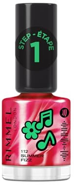 Rimmel Full Volume Collection Super Gel Nagellack, 112 Summer Fizz, langanhaltender Nagellack, intensiver Glanz, 12 ml