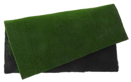 UKCOCO Pelouse Simulée De Mousse Tapis De Sol Tapis Faux De Gazon D'extérieur Artificiel Bionique Mousse De d'herbe d'herbe Verte Plastique Green