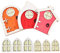 Vaguelly 3 Pack Fairy Door Decor Set Wooden Craft Fairy Statue Mini House Decoration