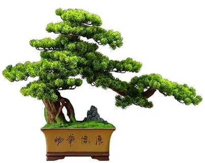 Arbre Artificiel Arbre Artificiel de Style Chinois, bonsaï, Ornements, Thuya en Pot, Salon, Faux Arbre, Plante, décoration d'hôtel, Porche, aménagement paysager Plantes Artificielles D'intérieur