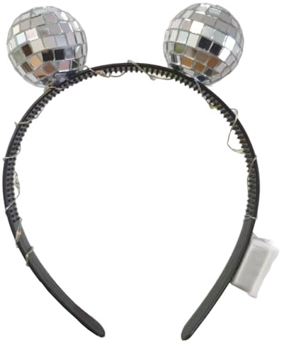 Serre-Tête Disco Bandeau Cheveux LED Réutilisable Halloween | Déguisement Disco Accessoire De Soirée Et Fête pour Femmes Danseuses Scènes Clubs Fêtes Musiques Festivals Mariages