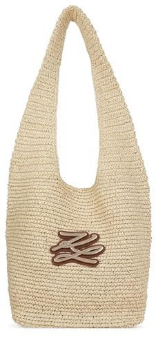 KARL LAGERFELD K/Autograph gehäkelte Hobo-Tasche