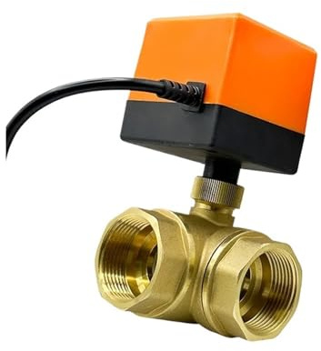 1/2“ 3/4” 1“ 2 Zoll 3-Wege-Motorkugelhahn Kugelhahn Messingkugelhahn Dreileitungs-Zweiwegesteuerung(1/2,L TYPE_220VAC_CR03)