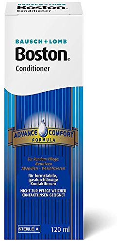 Bausch und Lomb Boston Conditioner, Kontaktlinsen Aufbewahrungslösung harte Linsen, 1er Pack 1 x 120 ml