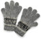 Tumia LAC 100% Alpaka Handschuhe - Handgefertigt in Bolivien - Grau