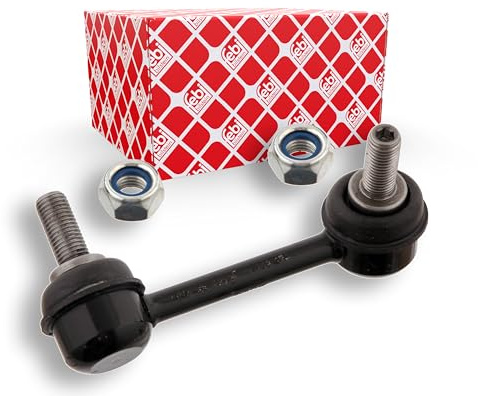 febi bilstein 28052 Verbindungsstange mit Sicherungsmuttern, 1 Stück | Kompatibel mit: HONDA CR-V II