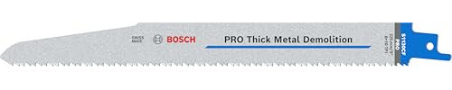 Bosch Professional 25 pièces Lame de scie sabre S 1130 CF Endurance for Heavy Metal (pour le métal, 225 x 22 x 1,6 mm, Accessoires scie alternative)