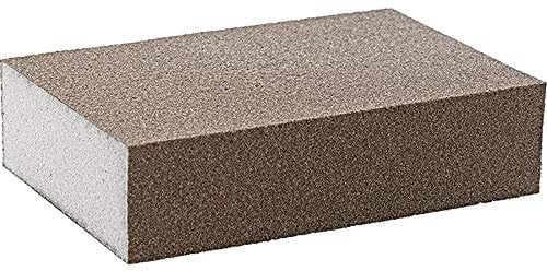 3M 68028 Schleifschwamm, vierseitig beschichtet, Hard, Fine, 68 mm x 100 mm x 26 mm (100-er Pack)