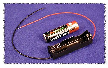 Hammond Electronics BH1AAW Batteriehalter 1 x AA Kunststoff Schwarz, 3 Stück