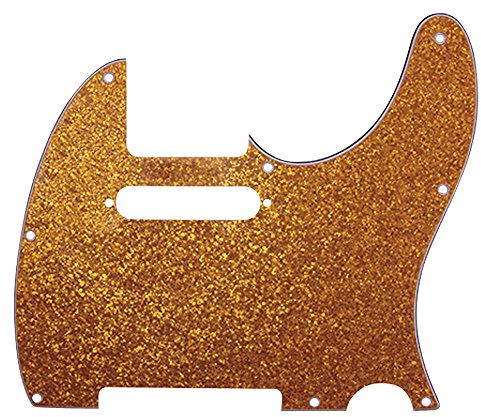 D 'Andrea DPP TL GOS Pro Pickguard Tele für E-Gitarre, Gold Sparkle
