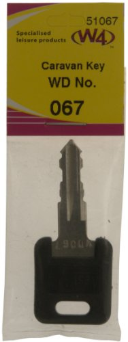W4 WD Replacement Caravan Key No067 - Black
