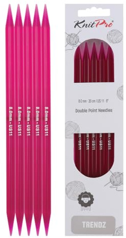 KnitPro Trendz Double Pointed Needles 8 (20cm) | 8.00mm