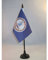 AZ FLAG - Tischflagge Virginia - 15x10 cm - Bundesstaat Virginia Tischfahne 10 x 15 Cm - Flaggen