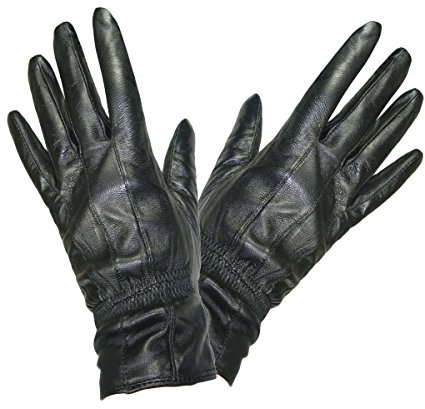 PARIELLA TM weich und geschmeidig DAMEN QUALITÄT schwarze Lederhandschuhe-S