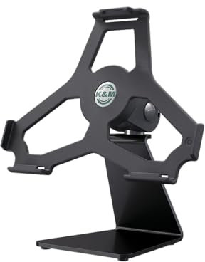 König & Meyer 19757-000-55 - Supporto da tavolo per Apple iPad Air 2, colore: nero