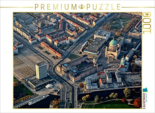 CALVENDO Puzzle Lange Brücke mit Stadtschloss Landtag und Nicolaikirche in Potsdam | 1000 Teile Lege-Größe 64 x 48 cm Foto-Puzzle für glückliche Stunden