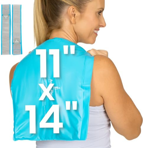 Arctic Flex Wiederverwendbare Gel Eisbeutel - Kältetherapie Eisbeutel - hot/beheizt Kompresse Wrap (X-groß (11 x 14))