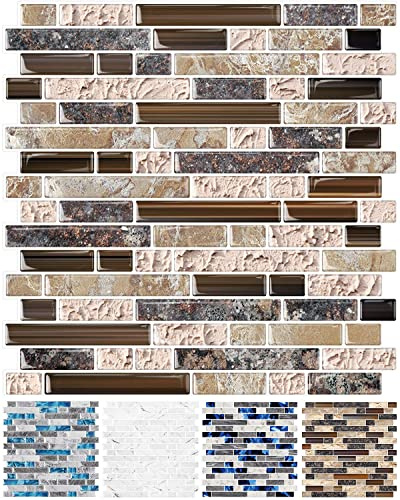 STICKGOO Peel and Stick Wall Tile Self-Adhesive Backsplash Thicker Design