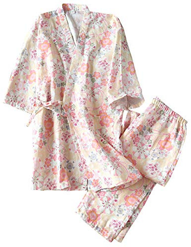 Pyjama Kimono de Nuit pour Femme Japonaise Taille L-A03