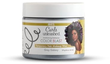 ORS Curls Unleashed Grey Color Blast Make-up-Wachs, 171 g, temporäre Haarfarbe, mit feuchtigkeitsspendendem Bienenwachs und Rizinusöl, für beste Färberfahrung