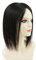 Yanamy 12,7 x 12,7 cm Remy-Echthaar-Topper mit Seiden-Basisscheitel, Clip-on-Haarteil für Damen, 25,4 cm