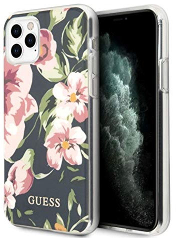 GUESS N°3 Flower Collection GUHCN58IMLFL03 Case for iPhone 11 Pro Navy Blue