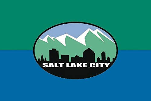 U24 Aufkleber Salt Lake City Flagge Fahne 8 x 5 cm Autoaufkleber Sticker