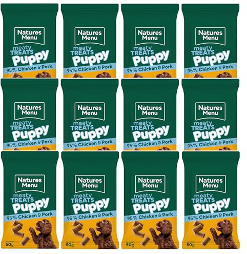 Natures Menu Real Meaty Dog Treats For Puppies With Chicken