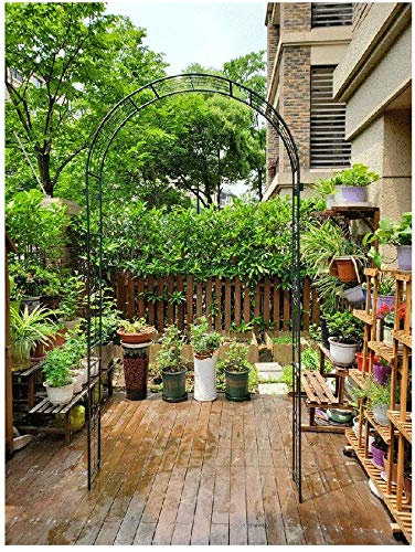 Garden Arch Garden Pergola Outdoor Plants Bridal Party Decoration Arbor Growth Support Ornamental Gate Wrought Iron Outdoor Entry Door Metal Garden Arch GCSQF210507