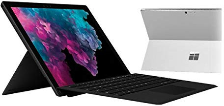 2018 Microsoft Surface Pro 6 with Intel Core i7-8650U (12.3-inch, 8GB RAM, 256GB SSD) Black (Renewed)