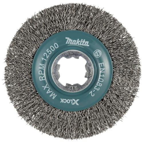 Makita D-72665 X-Lock 4-1/2 Carbon Steel Crimped Wire Wheel Brush