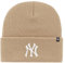 '47 Brand Beanie NY Yankees B-HYMKR17ACE-KHB Khaki Beige, Size:OneSize