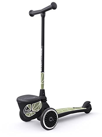 Scoot & Ride Roller Highwaykick 2 Lifestyle mit der Farbbezeichnung: Green Lines, Material: Kunststoff, hält max. 50kg, Lenkerhöhe 70 cm, 96525