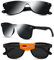 GOLDBECK Designer Sonnenbrille Herren & Damen - Polarisierte Sonnenbrille Herren Holz - UV400 - Handgefertigte Holz Sonnenbrille Herren polarisiert - Schlankes Design - Inkl. Kork-Faltetui & Tuch