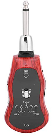 Gitarreneffektor, Tragbar 3,5-mm-Ausgangsbuchse 5 Klangmodi Gitarren-Syntheseeffektor, Bluetooth-Verbindung 8-Stunden-Standby-Zeit Gitarrensender mit Speicherfunktion