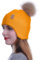 HEYANN Mütze Damen mit Ohrenklappe,Wintermütze Herren Strickmützen für Damen Fahrradhelm Beanie Hut Unisex Winter Beanie Hut Outdoor Skimütze für Männer und Frauen (Gelb)