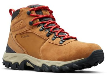 Columbia Newton Ridge Plus 2 Suede Wp, Scarponi da trekking alta Uomo, Elk Mountain Red, 47 EU