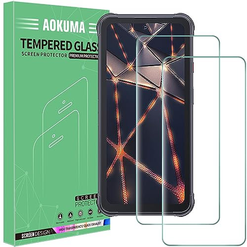 AOKUMA Protector de Pantalla para Cubot KingKong 8, [2 Unidades] Cristal Templado para KingKong 8 Fácil Instalación, Vidrio templado 9H,Sin Burbujas, Alta Definicion,Anti-Arañazos