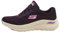 Skechers Arch Fit 2.0 Big League, Scarpe da Ginnastica Donna, Viola, 39.5 EU