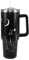 Black Cat Trinkbecher, 1,2 l, lustige Geschenke für Katzenliebhaber, Hexe, Gothic, Halloween, Reisebecher, Hexen-Thema, Geschenke für Frauen, 1,2 l Tasse mit Henkel