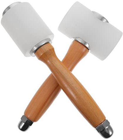 Uonlytech Lederhandwerkshammer Flexibler Nylonhammer Bequemer Griff Für Dauerhaften Gebrauch