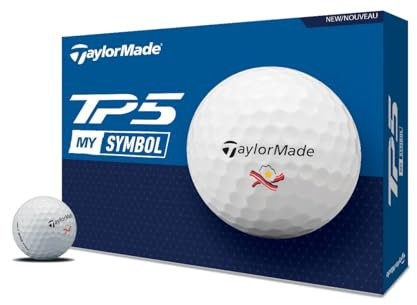 TaylorMade 2024 Symbol TP5 BaconEggs Golfbälle EIN Dutzend