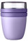 Mepal Müslibecher to go, Klein, praktischer Joghurtbecher to go - Unterteilung für Joghurt & Müsli - Geeignet für Gefrierschrank, Mikrowelle & Spülmaschine - 300 ml + 120 ml - Vivid Lilac
