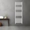 Warmehaus Contemporary Straight Heated Bathroom Towel Rail Radiator Rad - 1800x600mm - White